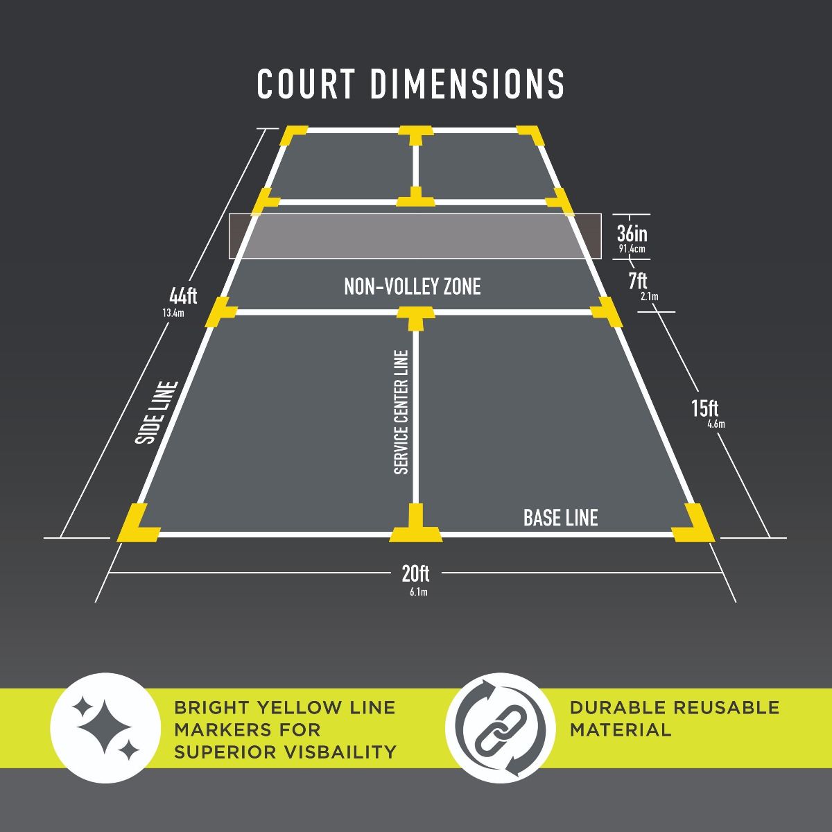 FRANKLIN COURT MARKER KIT