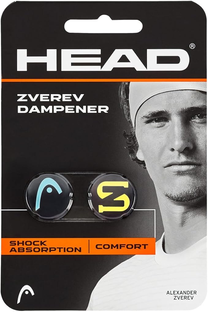HEAD ZVEREV DAMPENER - BL/YW- 2 PK