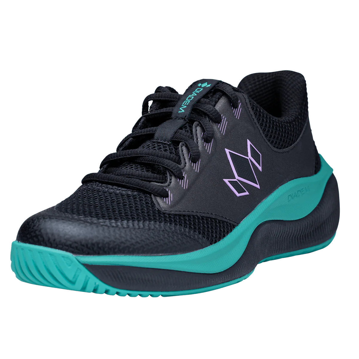 DIADEM COURT FLO - MENS BLACK/TEAL