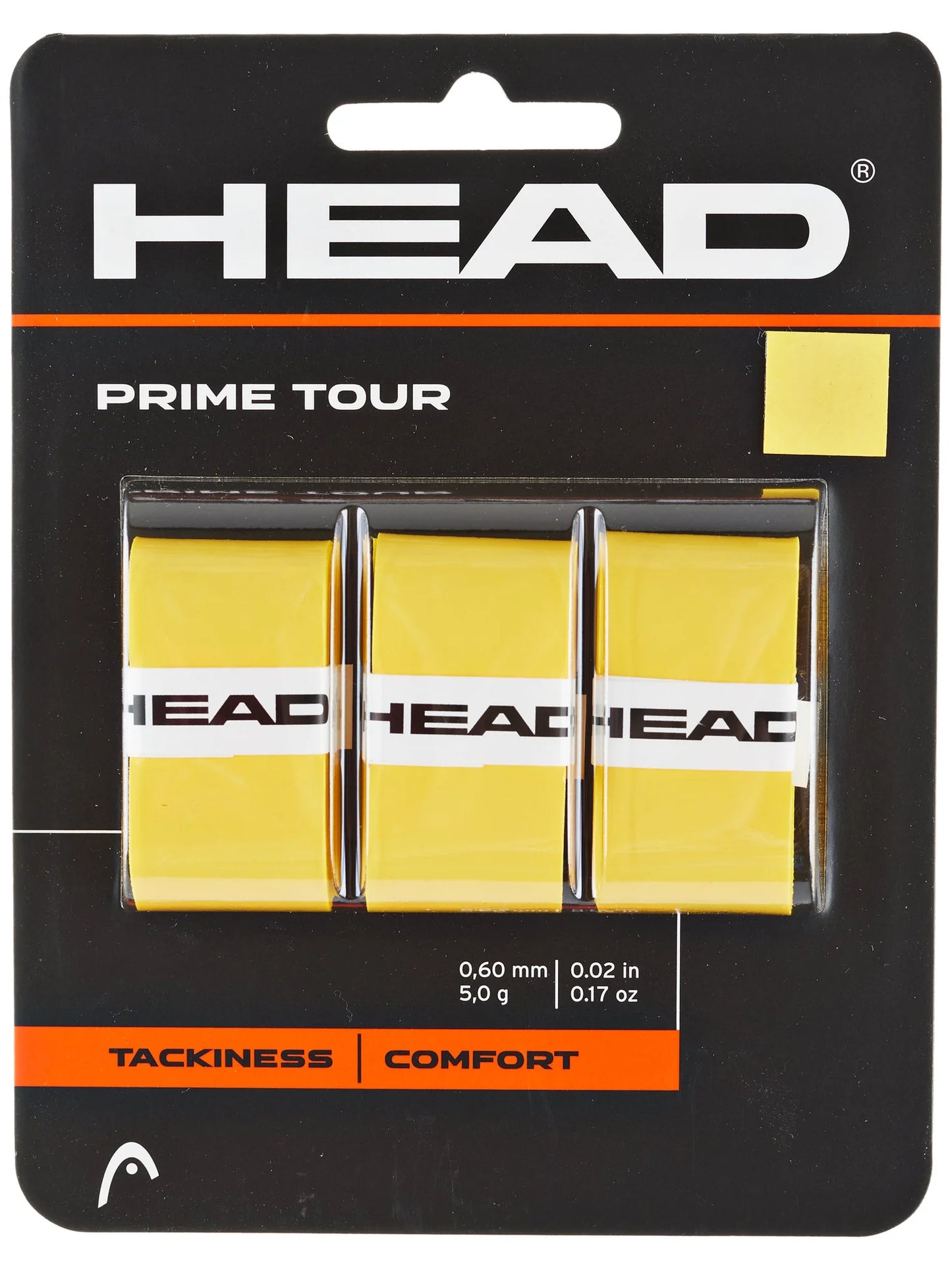 HEAD PRIME TOUR 3PK - OG - YELLOW
