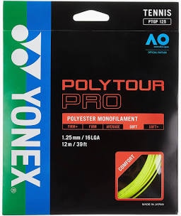 YONEX POLYTOUR PRO 125/16L - F YLW