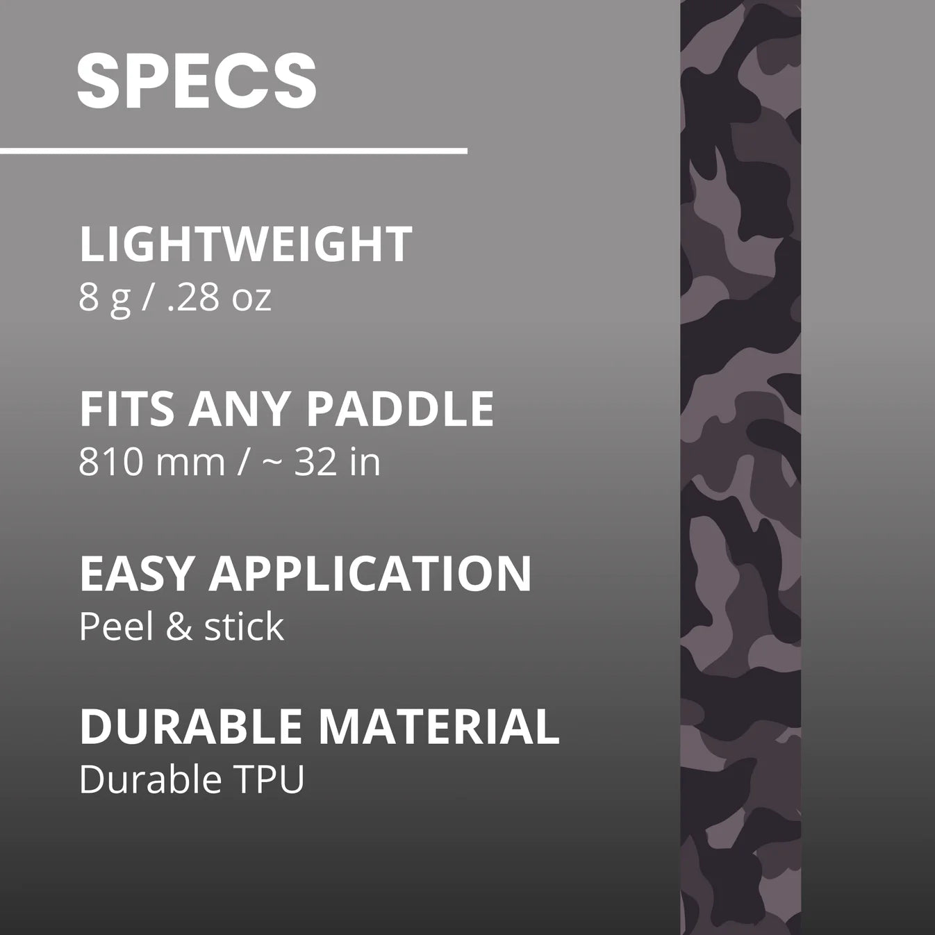 EDGY PADDLE EDGE TAPE