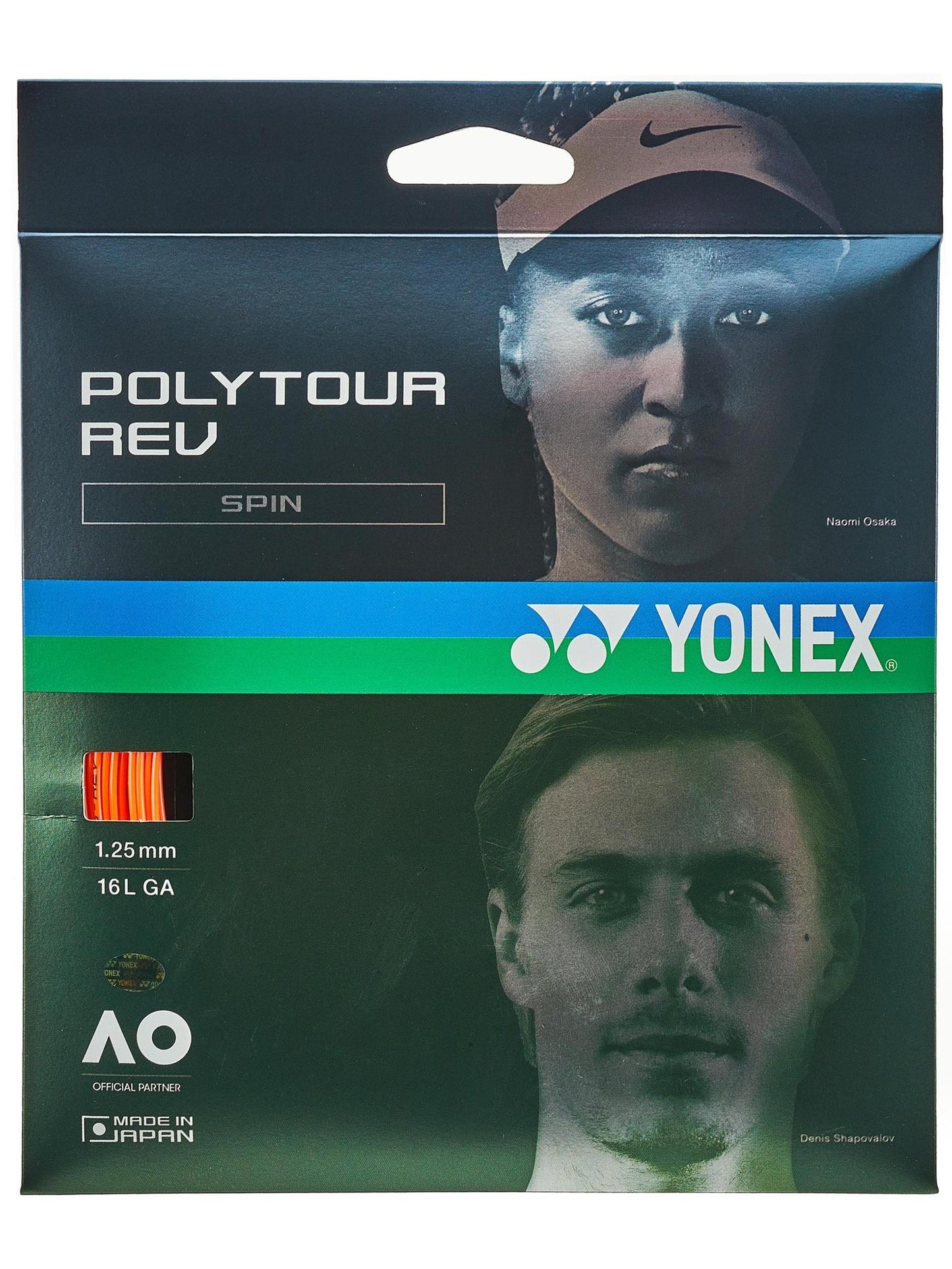 YONEX POLYTOUR REV 125/16L ORANGE