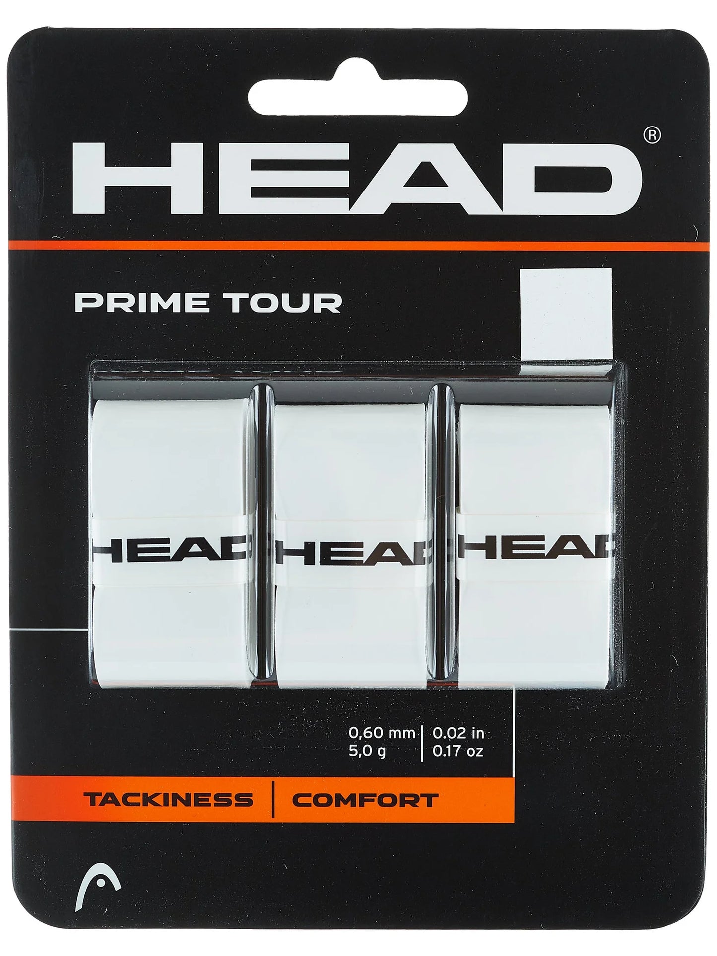 HEAD PRIME TOUR OG - 3 PK - WHITE